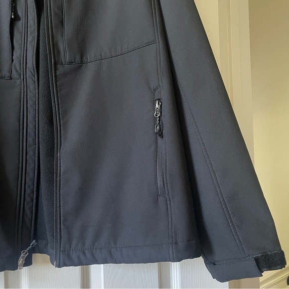 Free Country Water Resistant Zipper Up Fall Winter Jacket Black Color Size XL - Picture 5 of 14